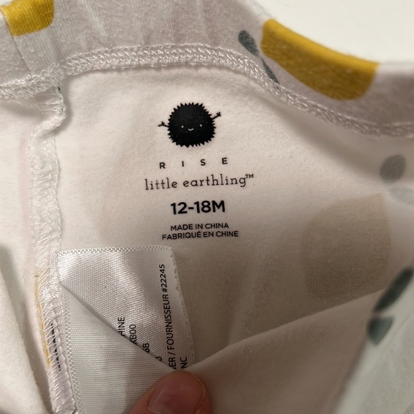 Rise Little Earthling Lemon 🍋 Leggings - Picture 3 of 4